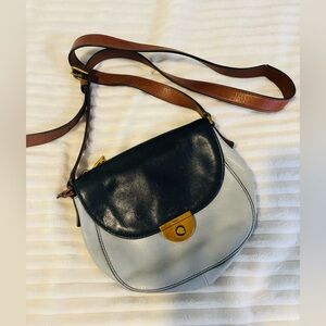 Fossil Emi Genuine Saddle Bag